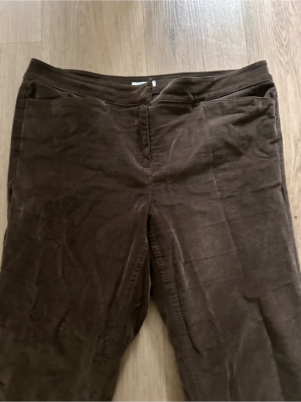 J. Jill Brown Straight-Leg Corduroy Jeans